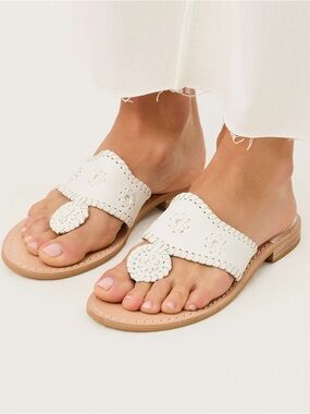 Jack Rogers Jacks Leather Flat Sandal